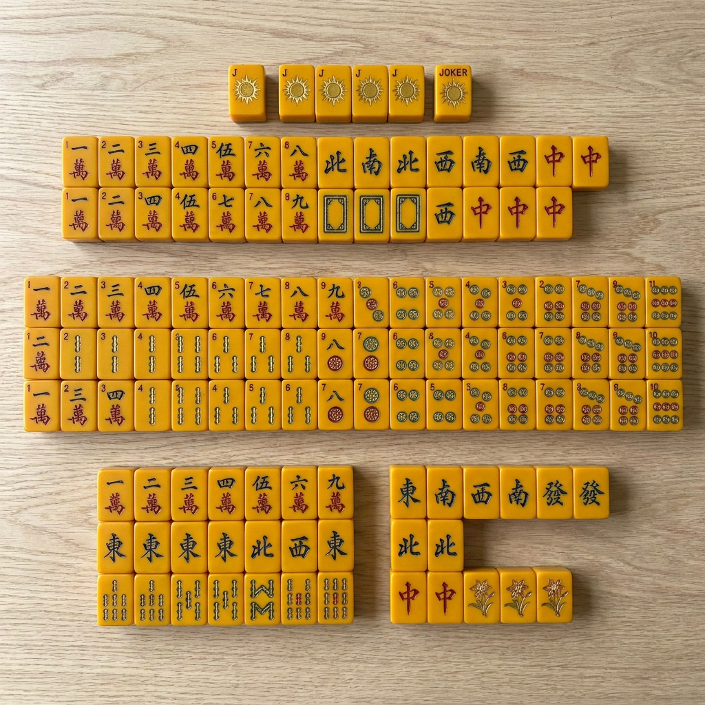 Lucite Lucite American Mahjong Set – 166 Tiles detail