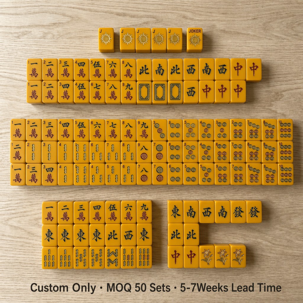 Lucite Lucite American Mahjong Set – 166 Tiles