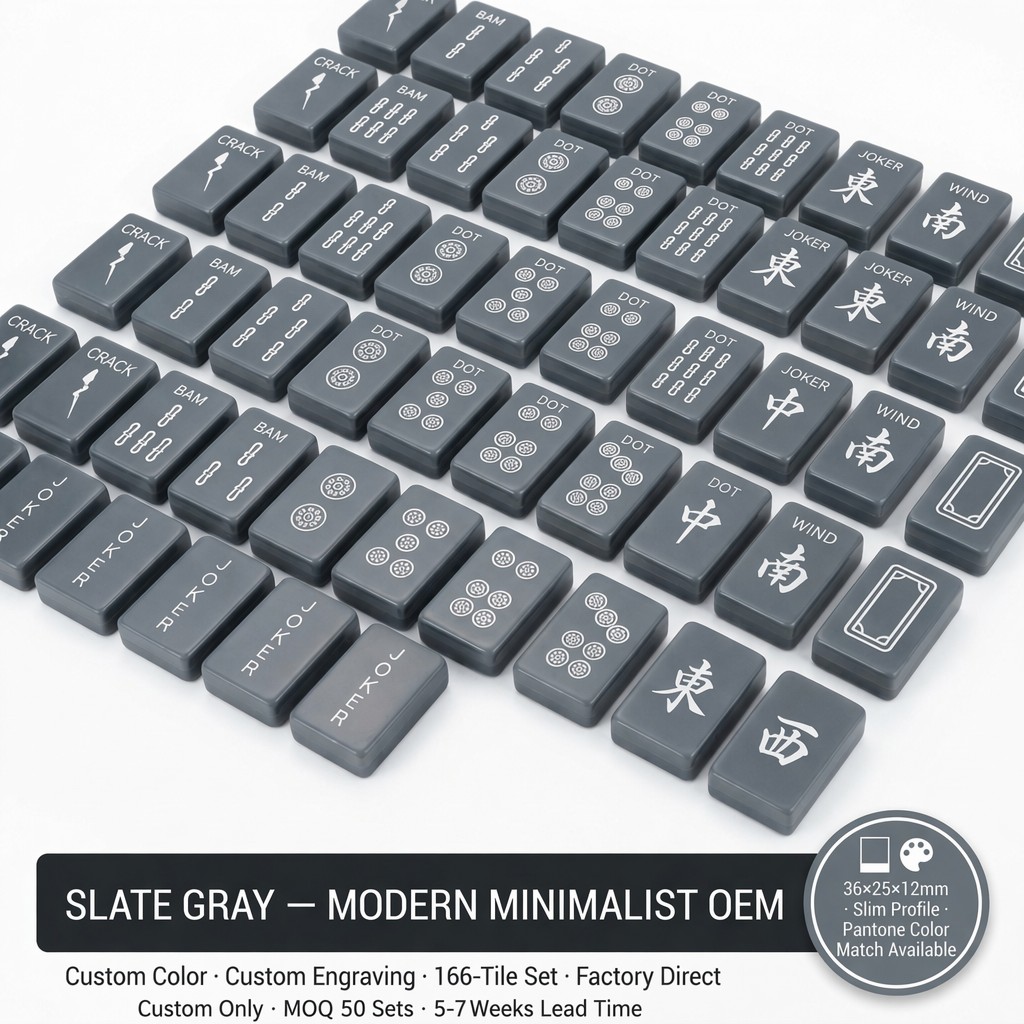 Modern Acrylic American Mahjong Set – 166 Tiles
