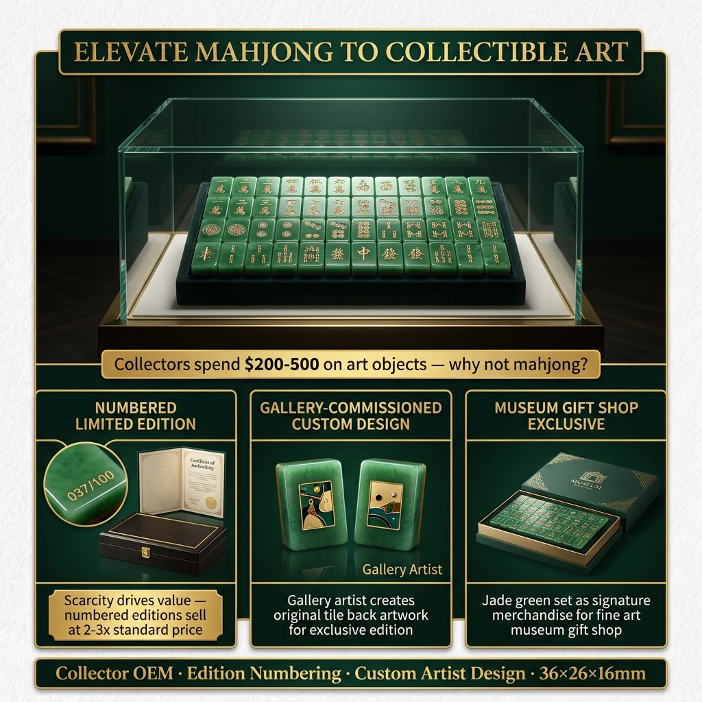 Clear Modern Acrylic American Mahjong Set – 166 Tiles detail