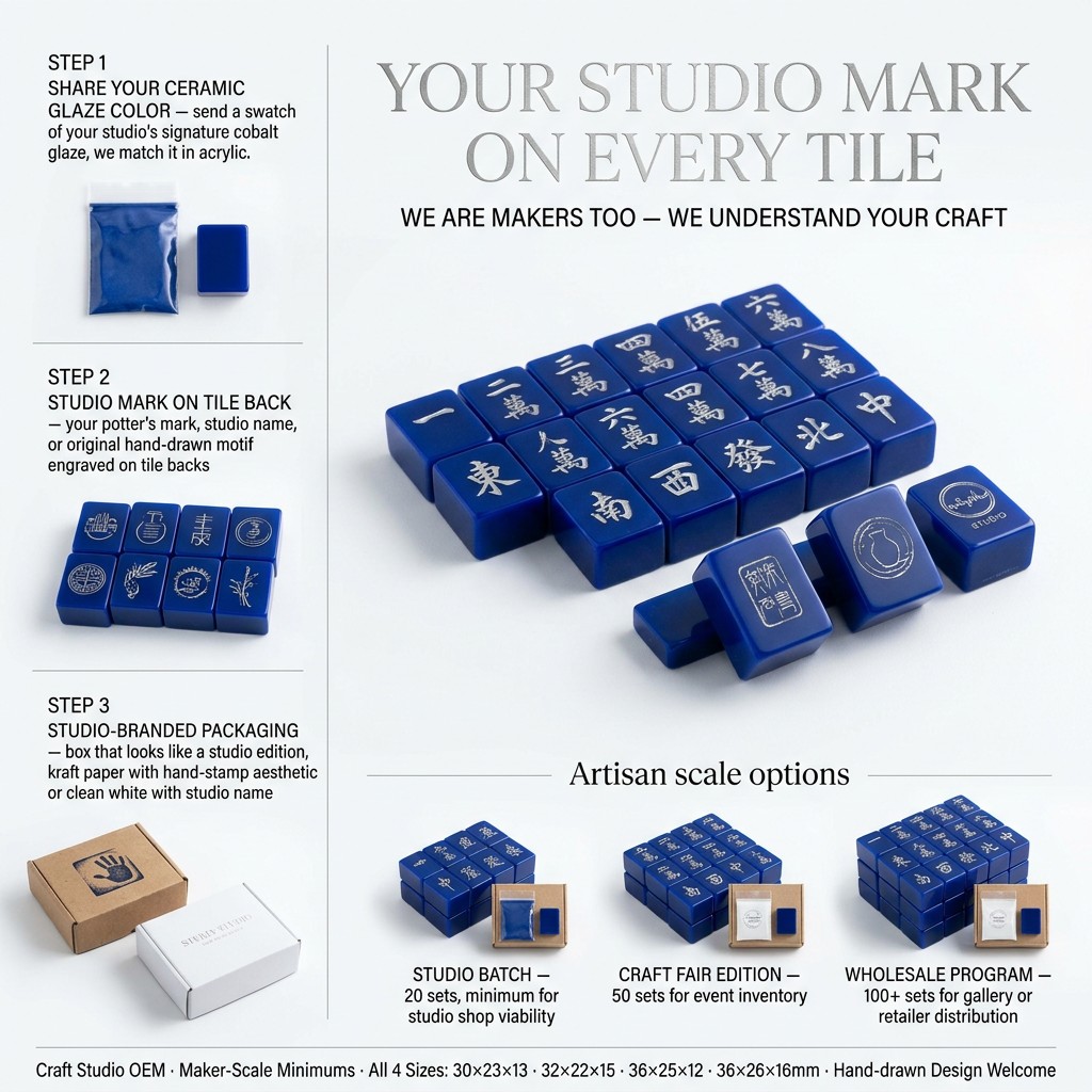 Marble Acrylic American Mahjong Set – 166 Tiles with Engraved Detail detail