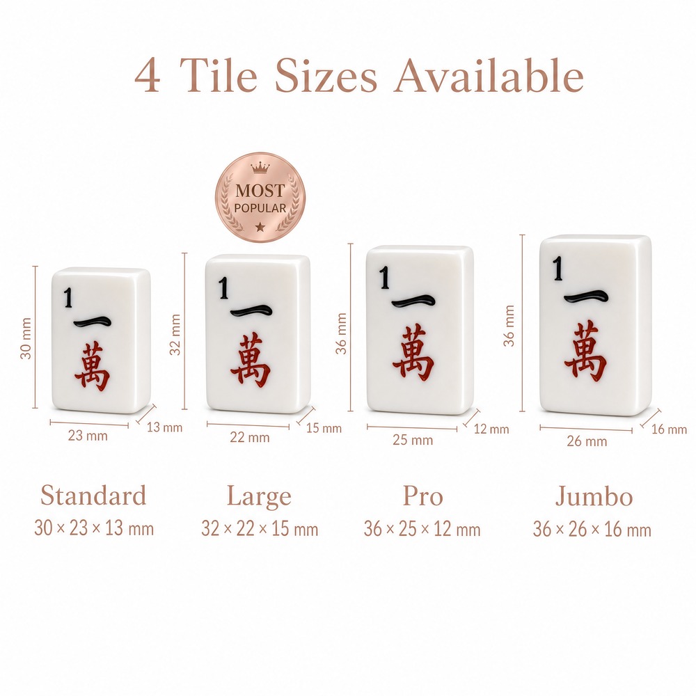 Pink Acrylic American Mahjong Set – 160 Tiles (CS-129) view 3