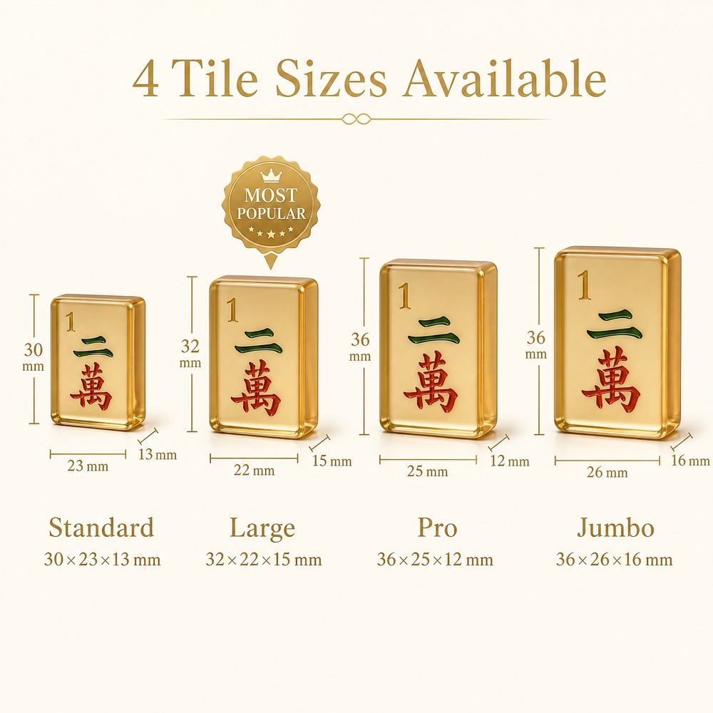 Ivory White Acrylic American Mahjong Set – 160 Tiles view 3