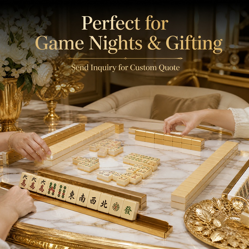 Ivory White Acrylic American Mahjong Set – 160 Tiles view 6